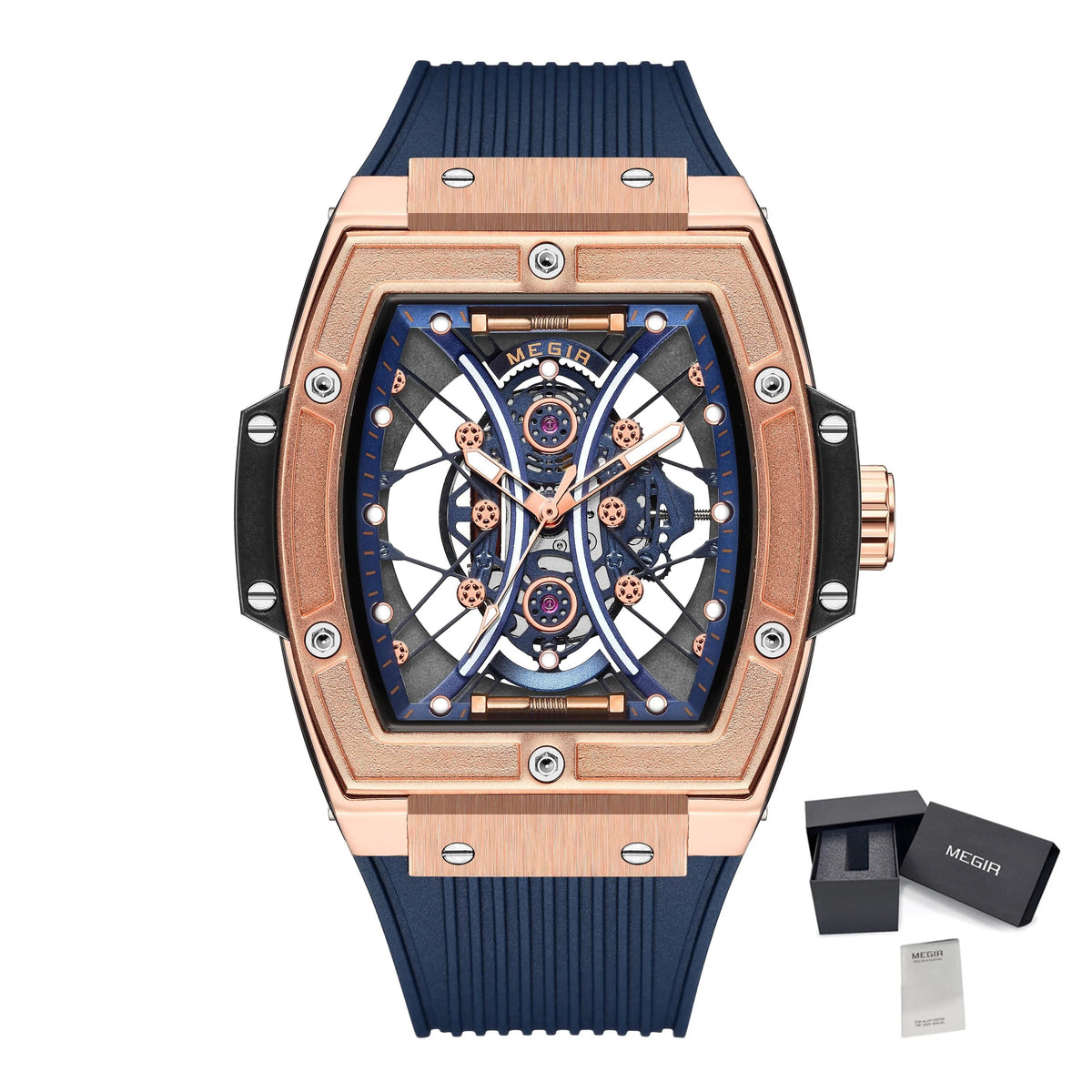 MEGIR Brand Luxury Quartz Watch for Men Fashion Military Sports Watches Waterproof Luminous Clock Wristwatch Reloj Hombre 8109