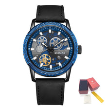RUIMAS Relogio Masculino Luxury Leather Band Quartz Wristwatch Men Big Dial Moda Watches Waterproof Sport Military Reloj Hombre 306