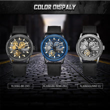 RUIMAS Relogio Masculino Luxury Leather Band Quartz Wristwatch Men Big Dial Moda Watches Waterproof Sport Military Reloj Hombre 306