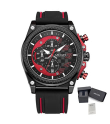 MEGIR Chronograph Sports Watch Men Silicone Military Watches Waterproof Date Clock Fashion Quartz Wristwatches Reloj Hombre 2051