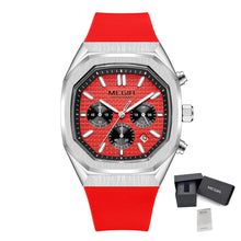 MEGIR Fashion Sport Military Watches for Men Luxury Quartz Wristwatch Silicone Strap Waterproof Date Clock 24-hour Reloj Hombre 2215