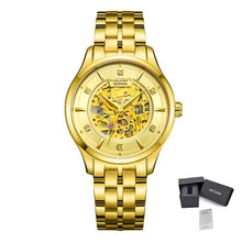 MEGIR Luxury Men Watches Waterproof Automatic Mechanical Watch Stainless Steel Sapphire Gold Business WristWatch Reloj Hombre 62058