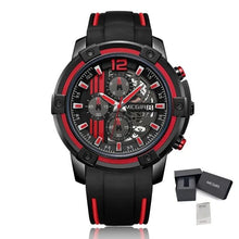 MEGIR Chronograph Mens Sport Watches with Silicone Band Big Dial Military Quartz Watch Men Clock Relogio Masculino Reloj Hombre 2097