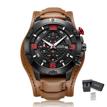MEGIR Large Dial Watches for Men Luxury Brand Sports Chronograph Clock Waterproof Luminous Hands Quartz Wristwatch Reloj Hombre 2099