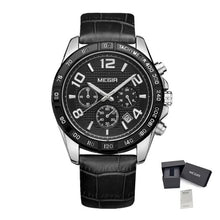 MEGIR Men Watch Top Brand Luxury Quartz Watches Waterproof Calendar Sport Wristwatch Leather Man Clock Chronograph Reloj Hombre 2014