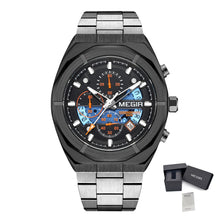 MEGIR New Watch for Men Top Brand Luxury Casual Quartz Wristwatch with Chronograph Waterproof Luminous Auto Date Reloj Hombre 2225