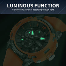 MEGIR Fashion Military Watch for Men Silicone Strap Sport Quartz Chronograph Waterproof Male Clock Wristwatch Reloj Hombre 2208