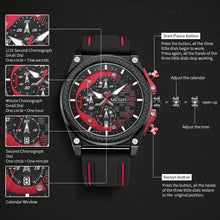MEGIR Chronograph Sports Watch Men Silicone Military Watches Waterproof Date Clock Fashion Quartz Wristwatches Reloj Hombre 2051