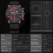 MEGIR Chronograph Sports Watch Men Silicone Military Watches Waterproof Date Clock Fashion Quartz Wristwatches Reloj Hombre 2051