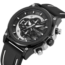 MEGIR Chronograph Sports Watch Men Silicone Military Watches Waterproof Date Clock Fashion Quartz Wristwatches Reloj Hombre 2051