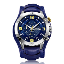 MEGIR Large Dial Watches for Men Luxury Brand Sports Chronograph Clock Waterproof Luminous Hands Quartz Wristwatch Reloj Hombre 2099