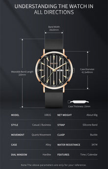 MEGIR Luxury Big Dial Mens Watch Fashion Quartz Casual Sport Wristwatch for Men Waterproof Week Date Display Clock Reloj Hombre 1081