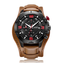 MEGIR Large Dial Watches for Men Luxury Brand Sports Chronograph Clock Waterproof Luminous Hands Quartz Wristwatch Reloj Hombre 2099