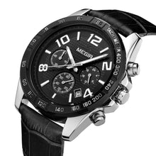 MEGIR Men Watch Top Brand Luxury Quartz Watches Waterproof Calendar Sport Wristwatch Leather Man Clock Chronograph Reloj Hombre 2014