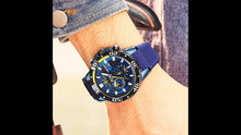 MEGIR Men Wristwatch Top Brand Luxury Silicone Strap Sport Watches Waterproof Luminous Quartz Clock Chronograph Reloj Hombre 2121