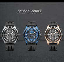 RUIMAS Top Luxury Quartz Wristwatches Men Silicone Large Dial  Military Sports Watches Waterproof Luminous Date Reloj Hombre 311