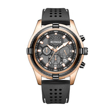 RUIMAS Top Luxury Quartz Wristwatches Men Silicone Large Dial  Military Sports Watches Waterproof Luminous Date Reloj Hombre 311