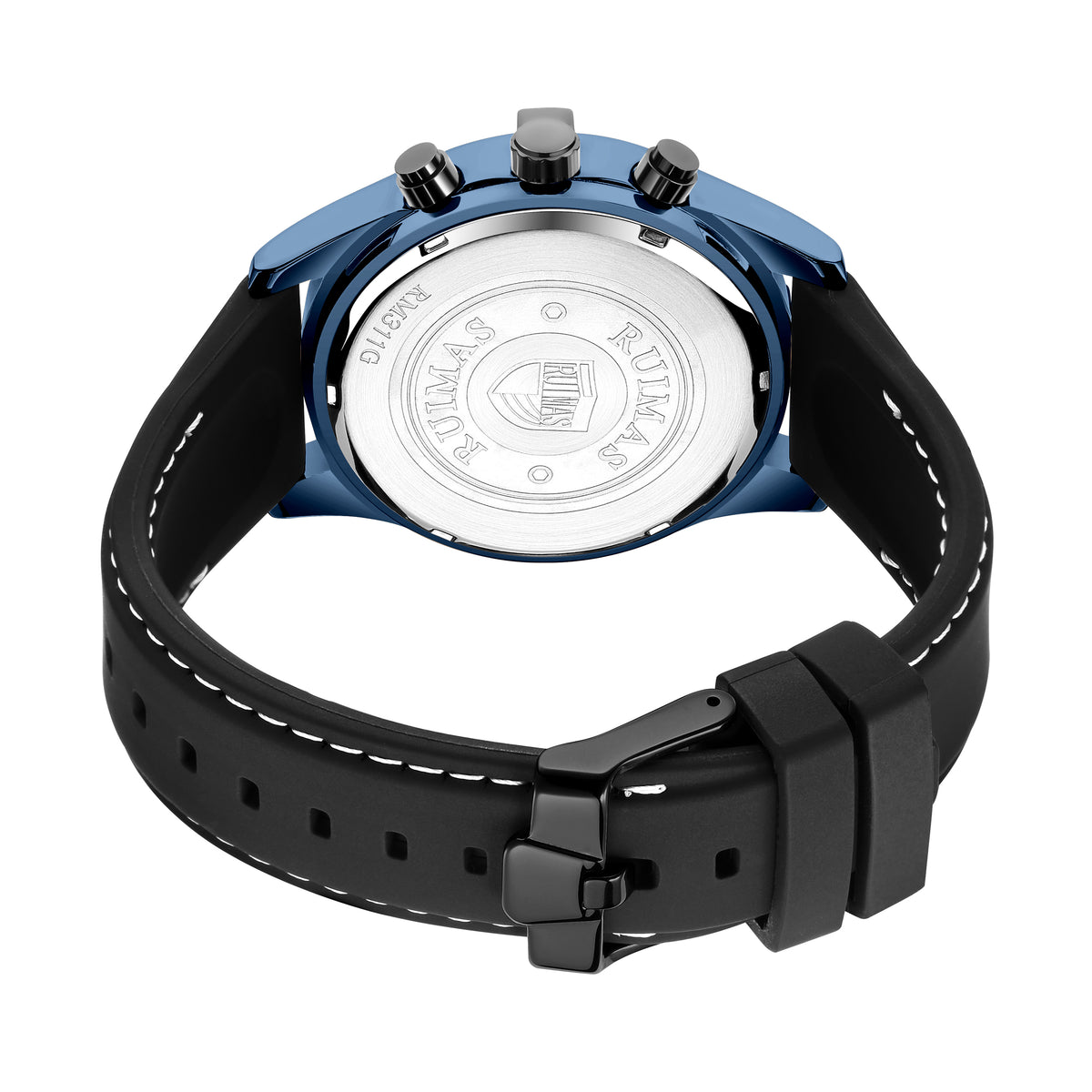 RUIMAS Top Luxury Quartz Wristwatches Men Silicone Large Dial  Military Sports Watches Waterproof Luminous Date Reloj Hombre 311