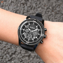 RUIMAS Top Luxury Quartz Wristwatches Men Silicone Large Dial  Military Sports Watches Waterproof Luminous Date Reloj Hombre 311