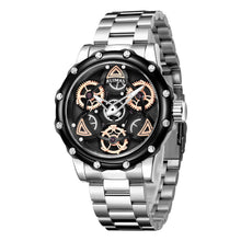 RUIMAS Quartz Watches Men's Business Wristwatch Waterproof Male Clock Chronograph Stainless Steel Casual Watch reloj hombre 331