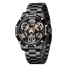 RUIMAS Quartz Watches Men's Business Wristwatch Waterproof Male Clock Chronograph Stainless Steel Casual Watch reloj hombre 331