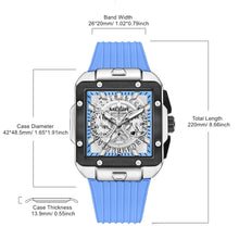 MEGIR Watch for Men Luxury Sport Quartz Wristwatch with Silicone Band Luminous Hands Date Male Chronograph Clock Reloj Hombre 2228