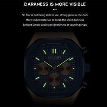 MEGIR Fashion Sport Military Watches for Men Luxury Quartz Wristwatch Silicone Strap Waterproof Date Clock 24-hour Reloj Hombre 2215