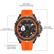 MEGIR Luxury Men's Watches Fashion Sport Quartz Watch Waterproof Date Chronograph Military Wristwatches Clock Reloj Hombre 2200