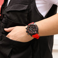 MEGIR Men's Watches Luxury Military Sport Wristwatches Waterproof Luminous Silicone Strap Quartz Chronograph Reloj Hombre 2211