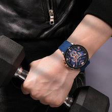 MEGIR Chronograph Luxury Men Quartz Military Watches Silicone Strap Waterproof Man Sport Wristwatch Date Clock Reloj Hombre 2222