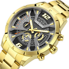 MEGIR Stainless Steel Bracelet Watch for Men Luxury Business Casual Quartz Wristwatch Date Clock Chronograph Big Dial Reloj Hombre 2221