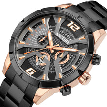 MEGIR Stainless Steel Bracelet Watch for Men Luxury Business Casual Quartz Wristwatch Date Clock Chronograph Big Dial Reloj Hombre 2221