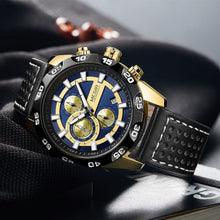 MEGIR Fashion Men's Watch Multifunctional Casual Sport Wristwatch Waterproof Luminous Male Quartz Chronograph Reloj Hombre 2096
