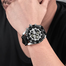 MEGIR Fashion Men's Watch Multifunctional Casual Sport Wristwatch Waterproof Luminous Male Quartz Chronograph Reloj Hombre 2096