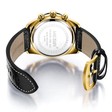 MEGIR Fashion Men's Watch Multifunctional Casual Sport Wristwatch Waterproof Luminous Male Quartz Chronograph Reloj Hombre 2096