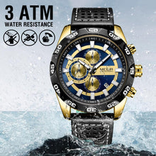 MEGIR Fashion Men's Watch Multifunctional Casual Sport Wristwatch Waterproof Luminous Male Quartz Chronograph Reloj Hombre 2096