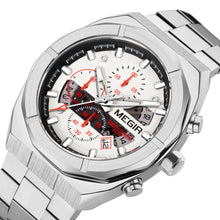 MEGIR New Watch for Men Top Brand Luxury Casual Quartz Wristwatch with Chronograph Waterproof Luminous Auto Date Reloj Hombre 2225