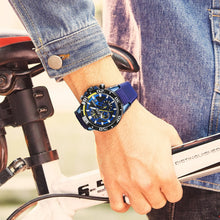 MEGIR Men Wristwatch Top Brand Luxury Silicone Strap Sport Watches Waterproof Luminous Quartz Clock Chronograph Reloj Hombre 2121