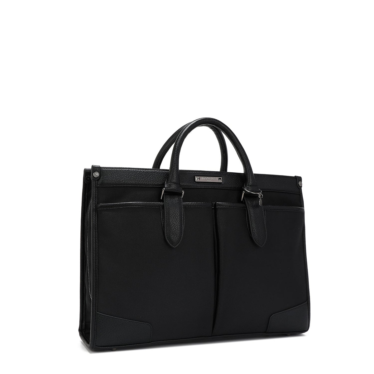 MALETIN NEGRO CON BOLSILLOS PARA HOMBRE