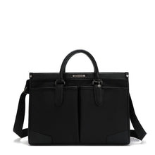 MALETIN NEGRO CON BOLSILLOS PARA HOMBRE