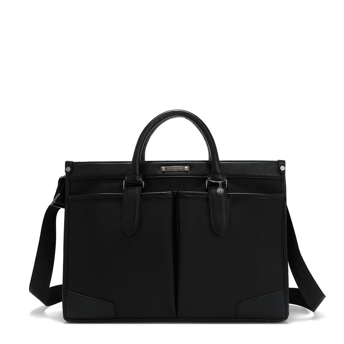 MALETIN NEGRO CON BOLSILLOS PARA HOMBRE