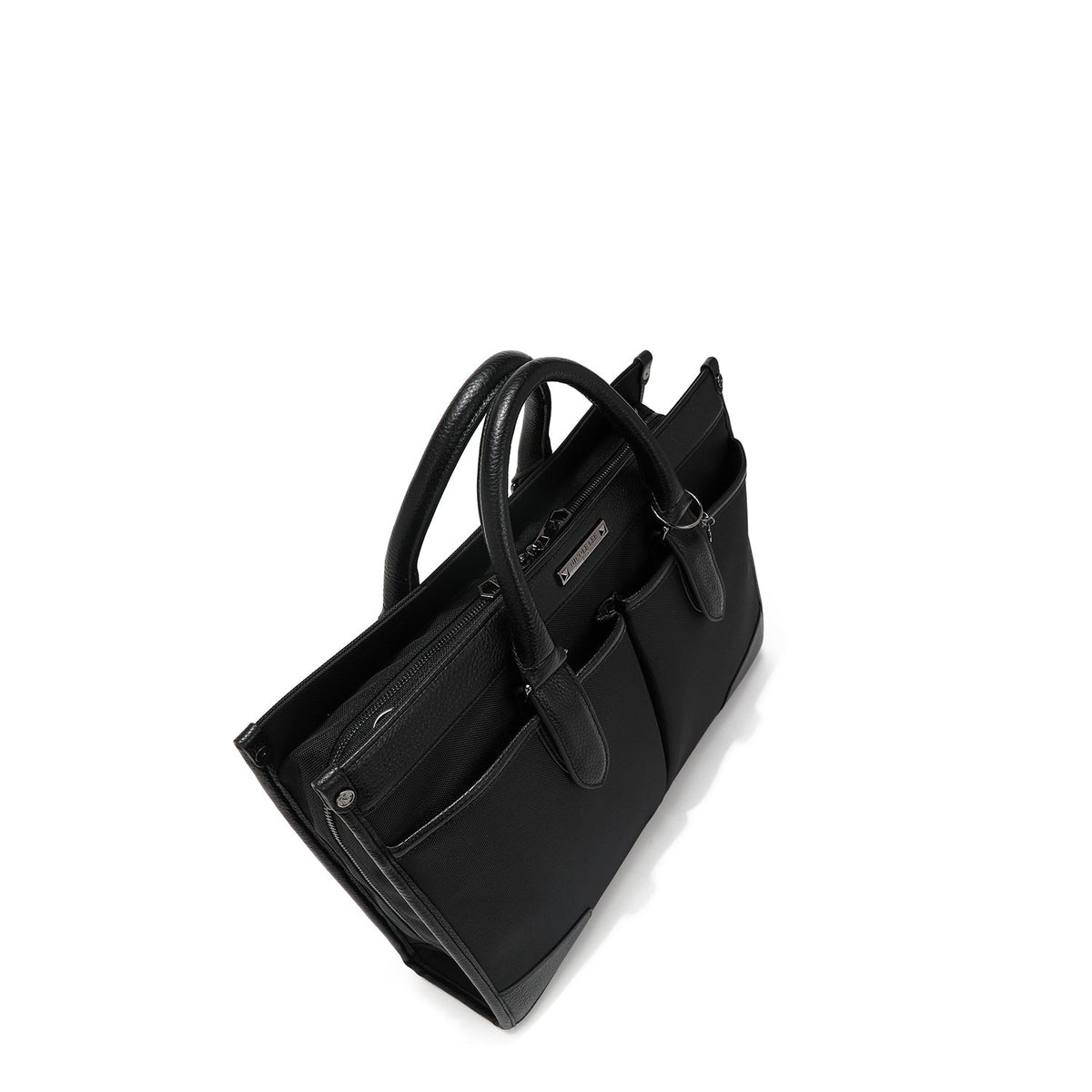 MALETIN NEGRO CON BOLSILLOS PARA HOMBRE