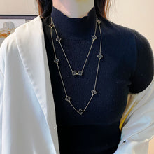 Light Luxury and High-End Multi-Layered Pearl Sweater Chain, Feminine, Simple, Long Autumn and Winter Necklace, Alloy Accessories, Jewelry