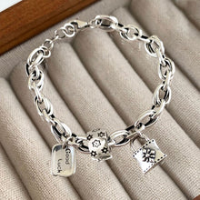 Six-pointed Star Old 925 Sterling Silver Bracelet Women's Autumn and Winter 2025 New Ins Niche Design Cold Style Couple Bracelet