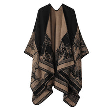 Jiangnan Watertown Knitted Shawl High-end Ethnic Style Cloak Western Sichuan Yunnan Travel Wear Imitation Cashmere Cape Women