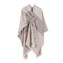 Jiangnan Watertown Knitted Shawl High-end Ethnic Style Cloak Western Sichuan Yunnan Travel Wear Imitation Cashmere Cape Women