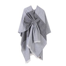 Jiangnan Watertown Knitted Shawl High-end Ethnic Style Cloak Western Sichuan Yunnan Travel Wear Imitation Cashmere Cape Women