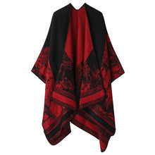 Jiangnan Watertown Knitted Shawl High-end Ethnic Style Cloak Western Sichuan Yunnan Travel Wear Imitation Cashmere Cape Women