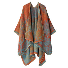 Jiangnan Watertown Knitted Shawl High-end Ethnic Style Cloak Western Sichuan Yunnan Travel Wear Imitation Cashmere Cape Women