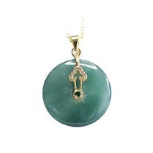 Guan Yu Natural Grade a Jade Peace Pendant Blue Water Jade Necklace Jewelry Wholesale Live Streaming S4111702
